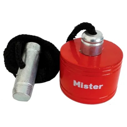 Prumo Mister 400gr Aço Cilindrico